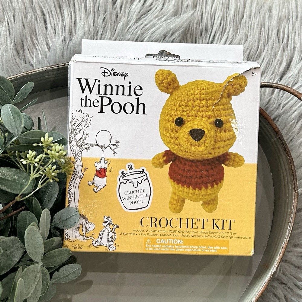 Disney - Pooh - Winnie the Pooh - Crochet Kit - Everything Needed Included